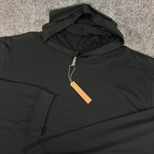 SKIMS Outdoor Jersey Hoodie Men's Size 5XL LS Onyx Black Style TP1ST5327M NWT